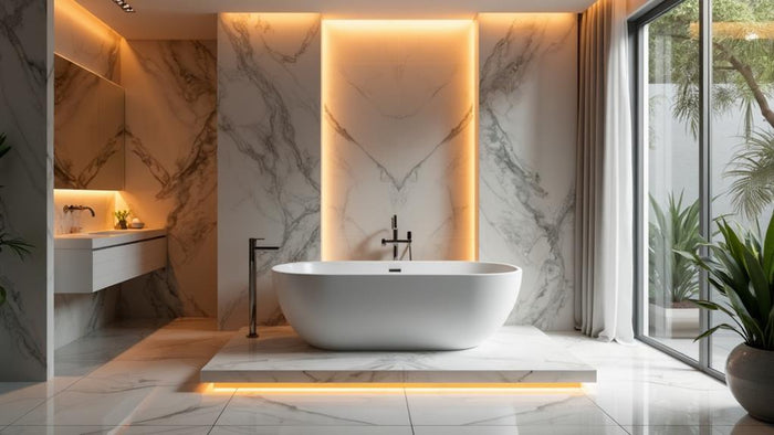 Luxurious Tubs, Fixtures and Finishes for a Spa Oasis at Home