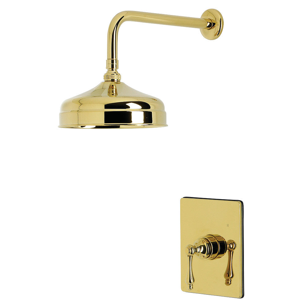 Kingston Brass KB6342ALSO Restoration Single-Handle Pressure Balanced Shower Faucet, Polished Brass