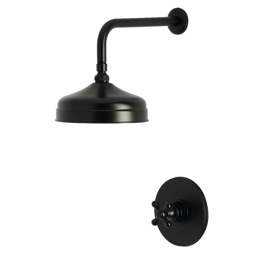 Kingston Brass KB6330AXSO Restoration Single-Handle Pressure Balanced Shower Faucet, Matte Black