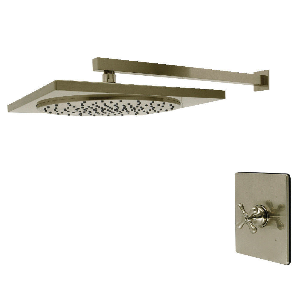 Kingston Brass KB8348AXSO Restoration Single-Handle Pressure Balanced Shower Faucet, Brushed Nickel