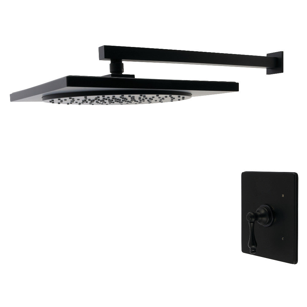 Kingston Brass KB8340ALSO Restoration Single-Handle Pressure Balanced Shower Faucet, Matte Black