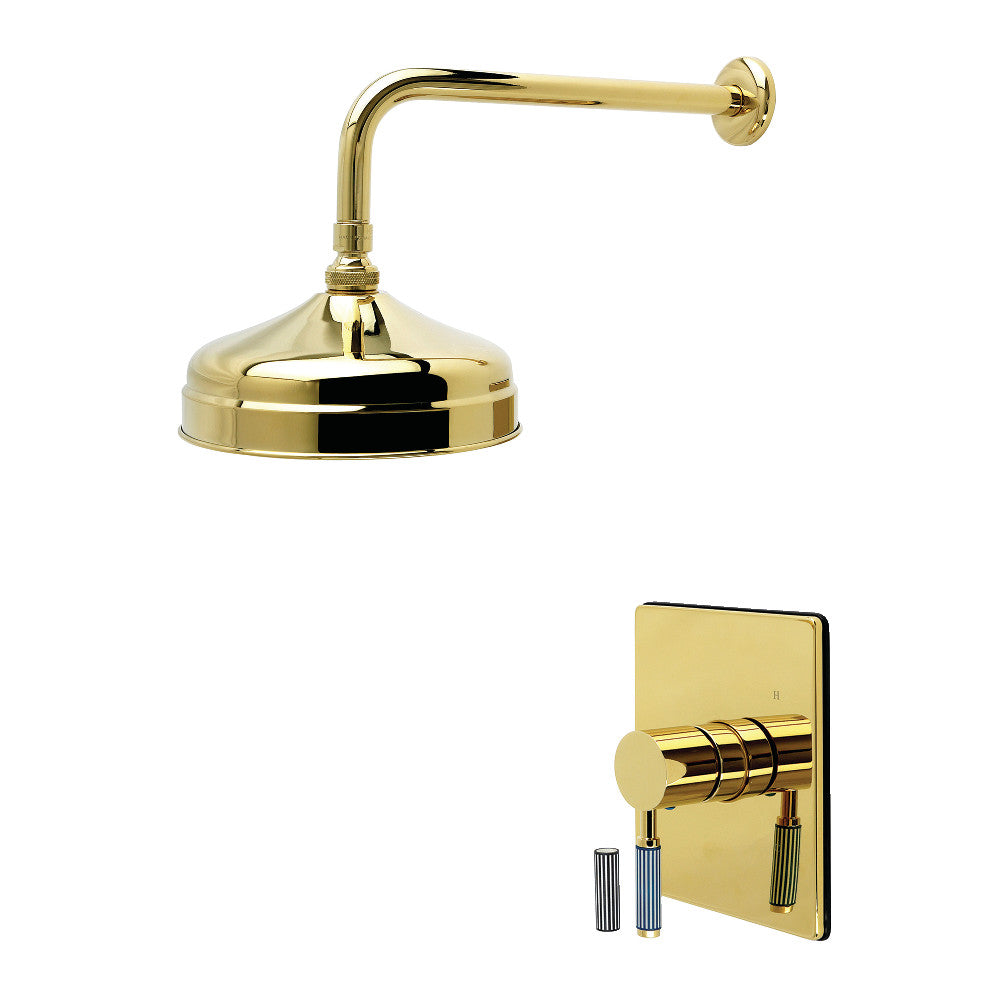 Kingston Brass KB6342KPSSO Verona Single-Handle Pressure Balanced Shower Faucet, Polished Brass