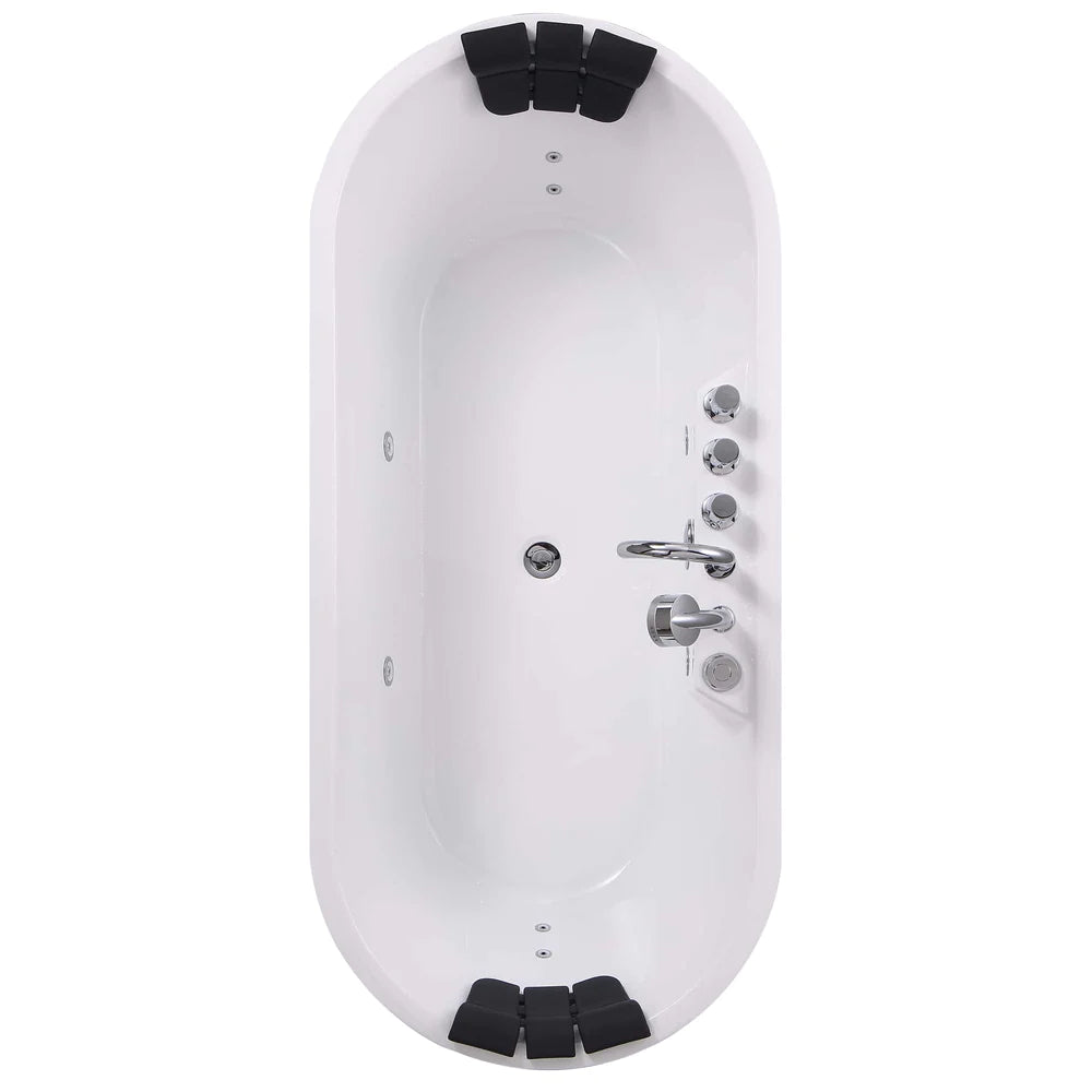 Empava 67AIS01 67" Whirlpool Freestanding Hydromassage Bathtub - Bathroom Design Center