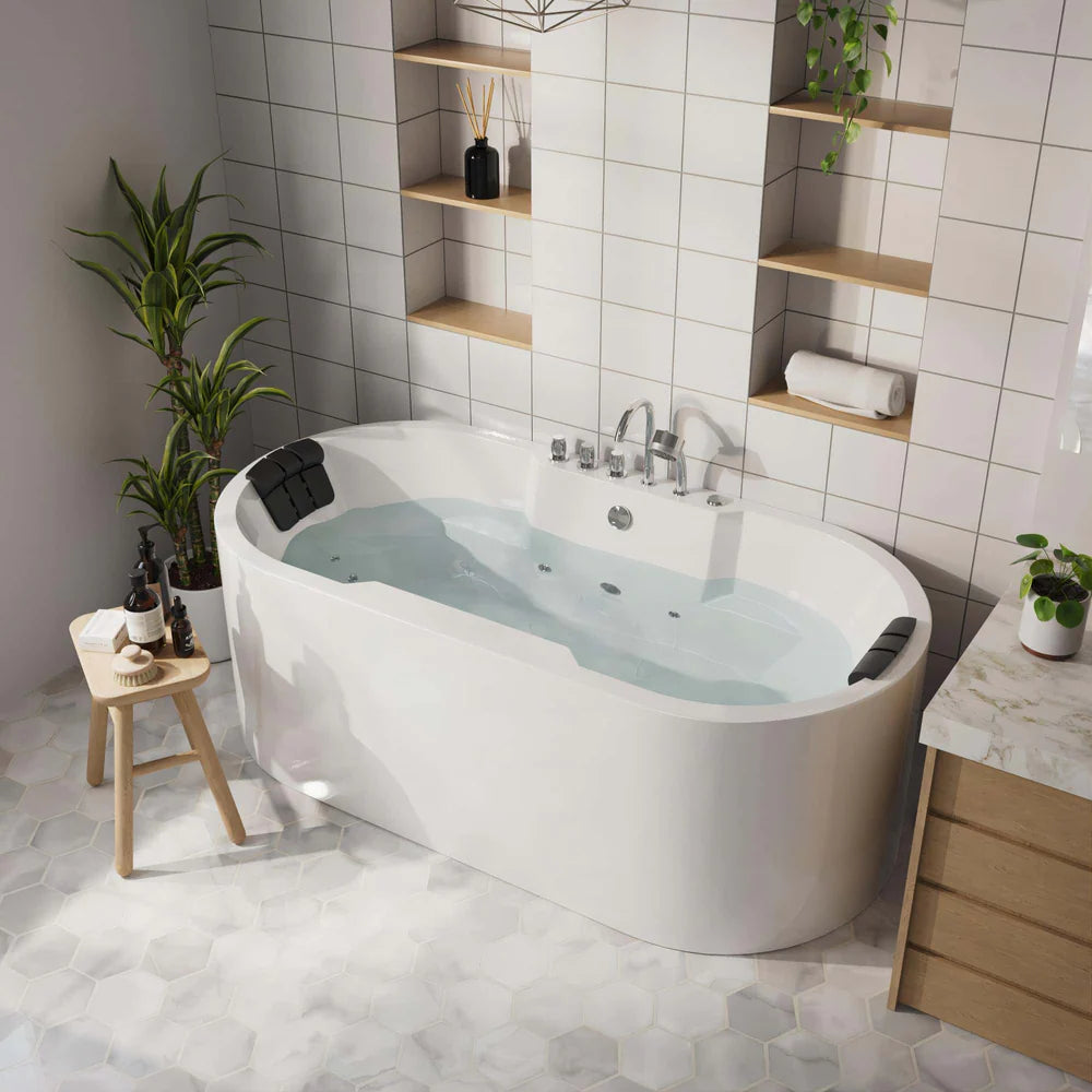 Empava 67" Whirlpool Acrylic Freestanding Bathtub - Bathroom Design Center