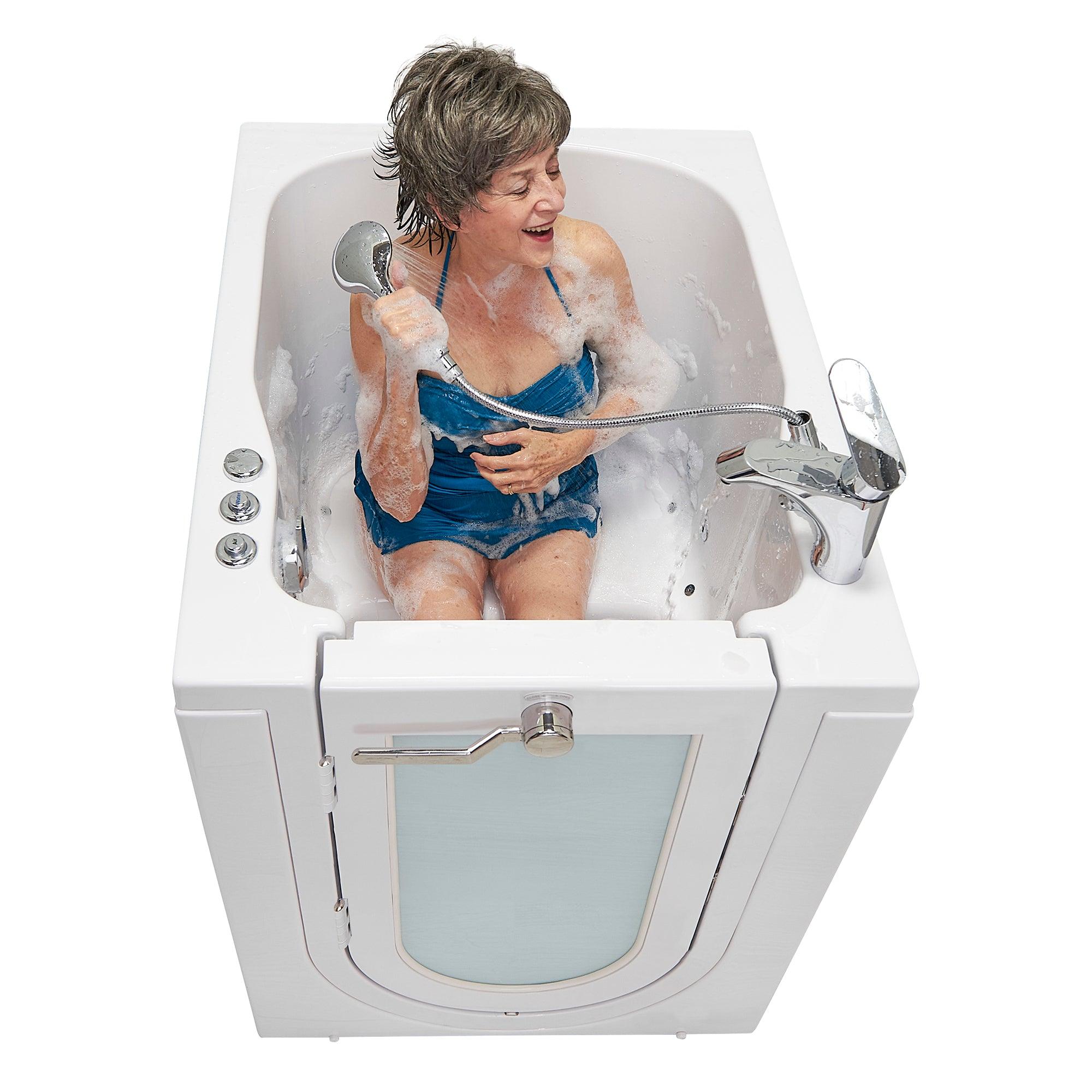 Ella Front Entry 32"x40" Acrylic Air and Hydro Massage Walk-In Bathtub - Bathroom Design Center