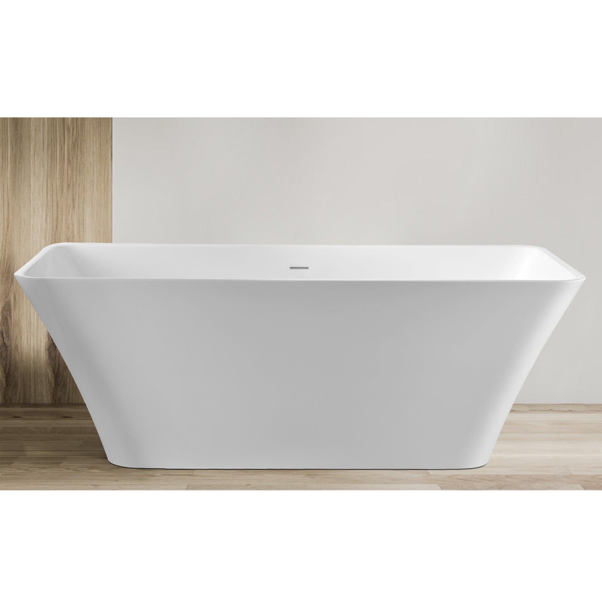 Pulse ShowerSpas 67" Freestanding Soaking Acrylic Bathtub - Bathroom Design Center