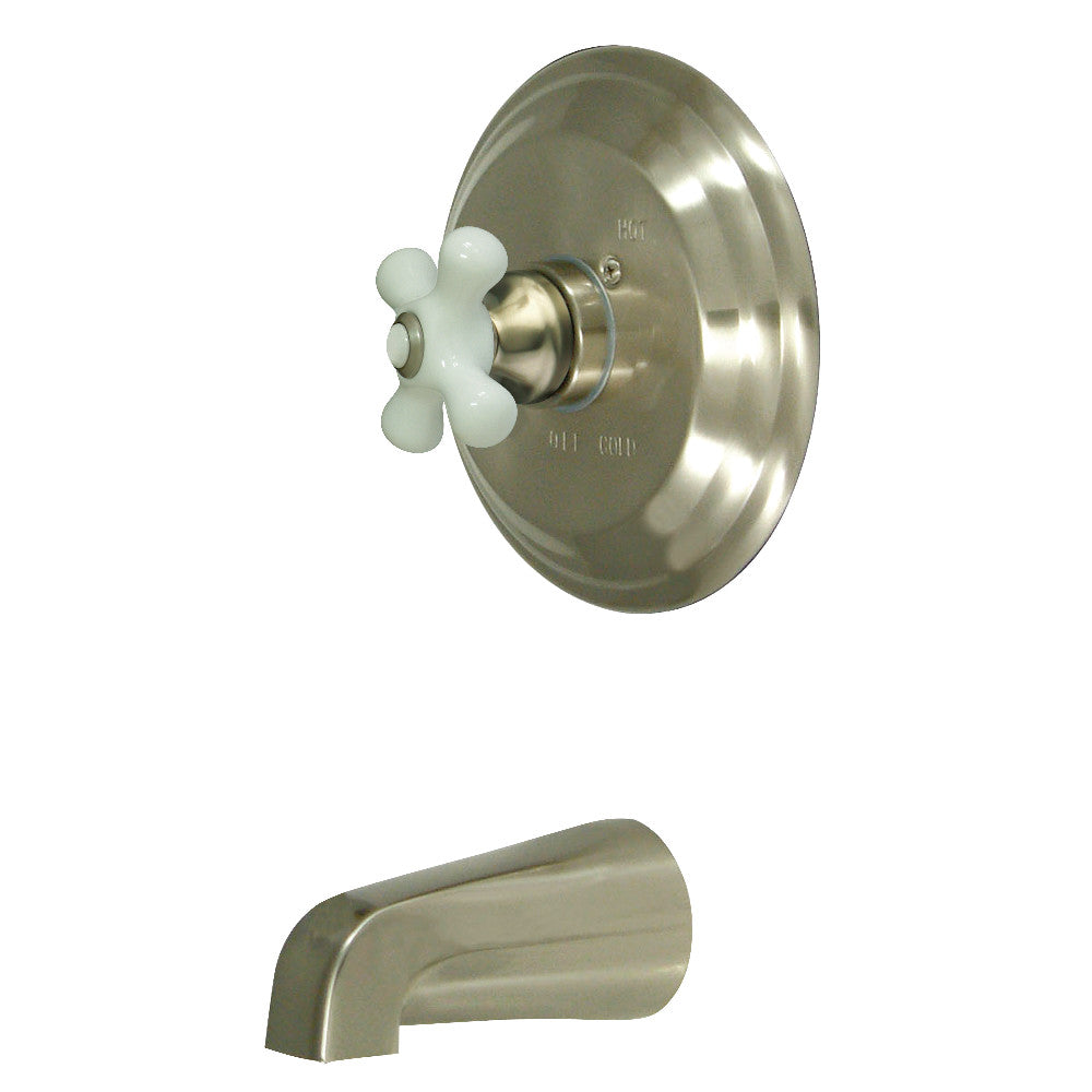 Kingston Brass KB3638PXTO Vintage Single-Handle Pressure Balanced Tub Faucet, Brushed Nickel
