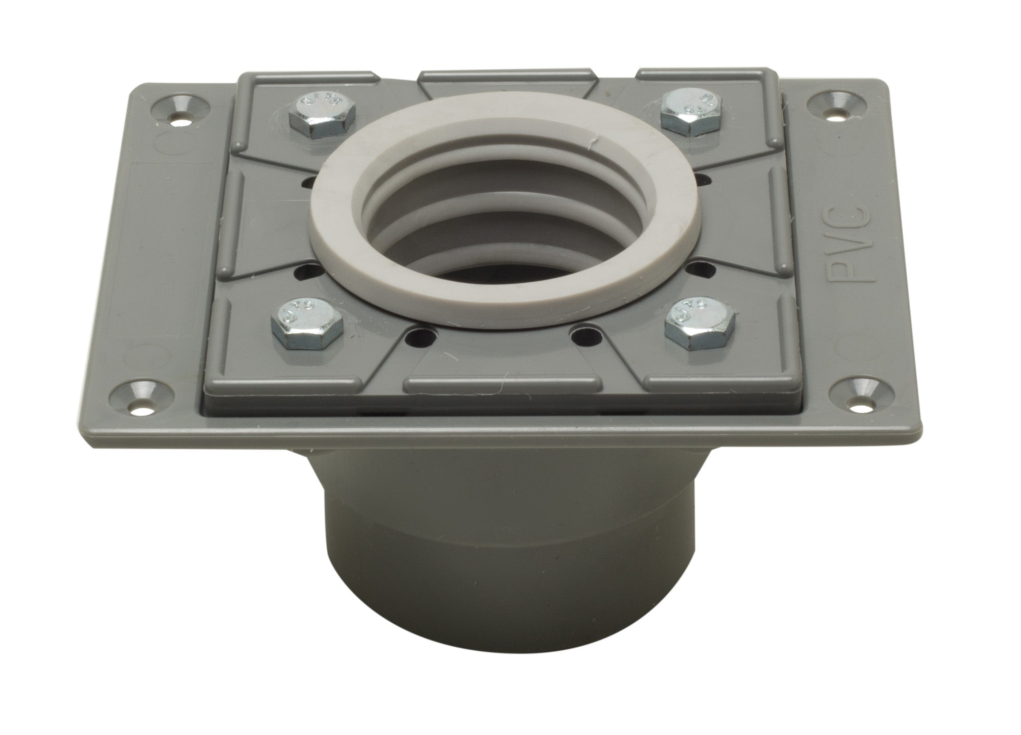 ALFI ABDB55 PVC Shower Drain Base with Rubber Fitting