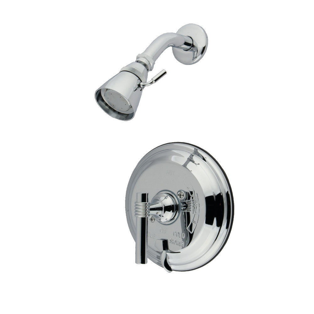 Kingston Brass KB26310MLSO Single-Handle Pressure Balanced Shower Faucet, Polished Chrome