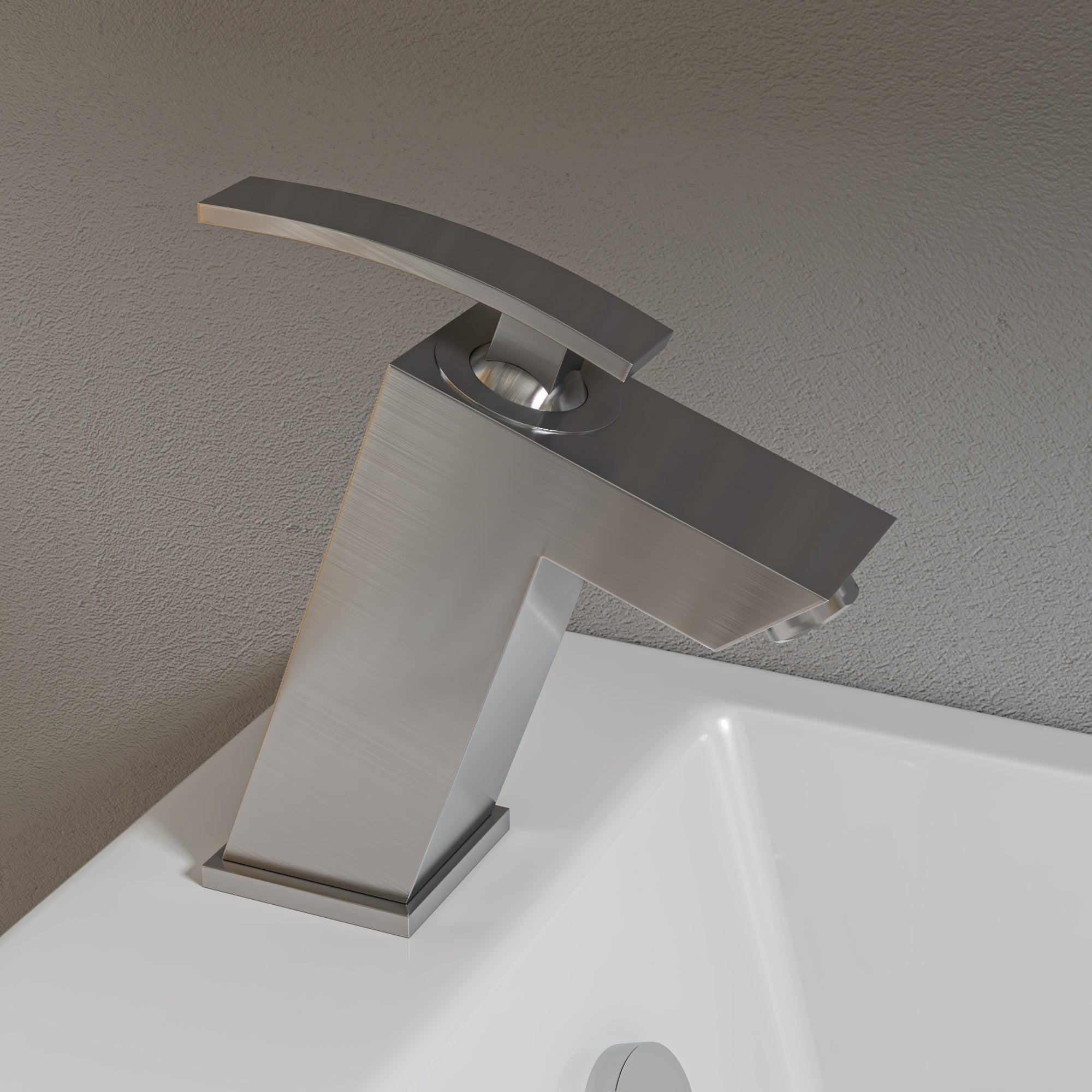 ALFI AB1628-BN Brushed Nickel Single Lever Bathroom Faucet