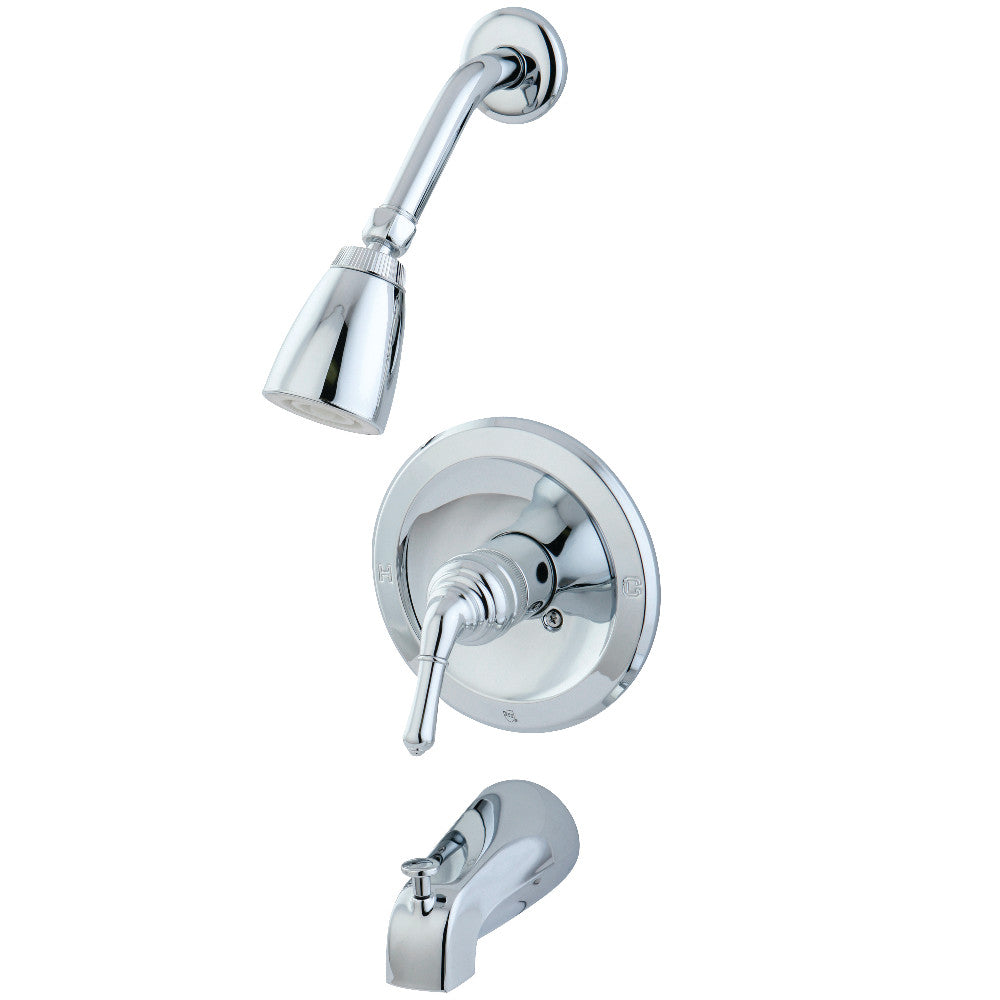 Kingston Brass KB531NML Single-Handle Tub and Shower Faucet, Polished Chrome