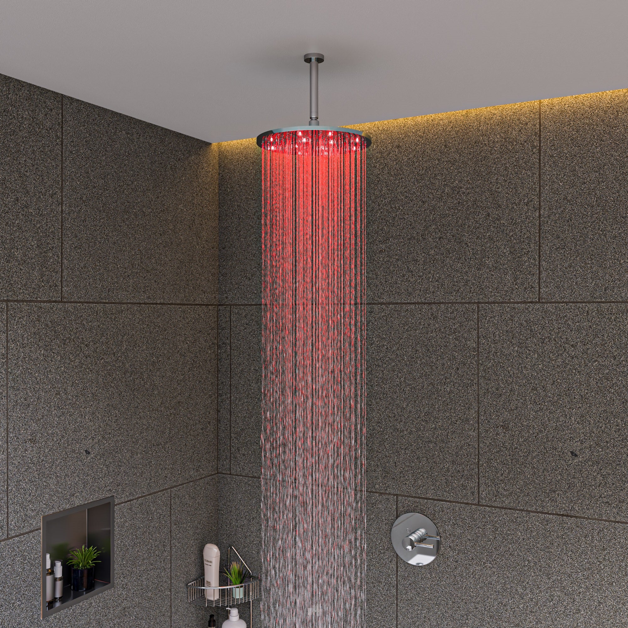 ALFI AB1601-PC Polished Chrome Pressure Balanced Round Shower Mixer