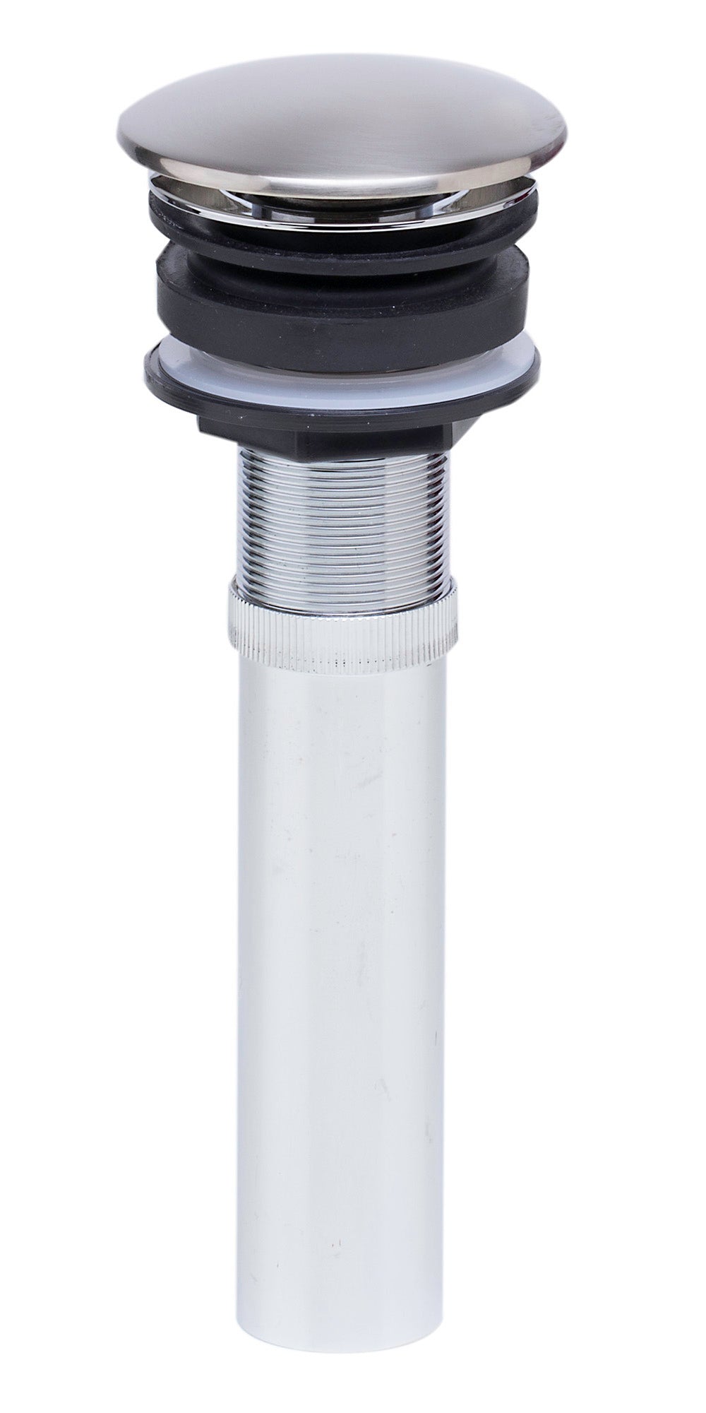 ALFI AB9055-BN Brushed Nickel Pop Up Drain for Bathroom Sink without Overflow