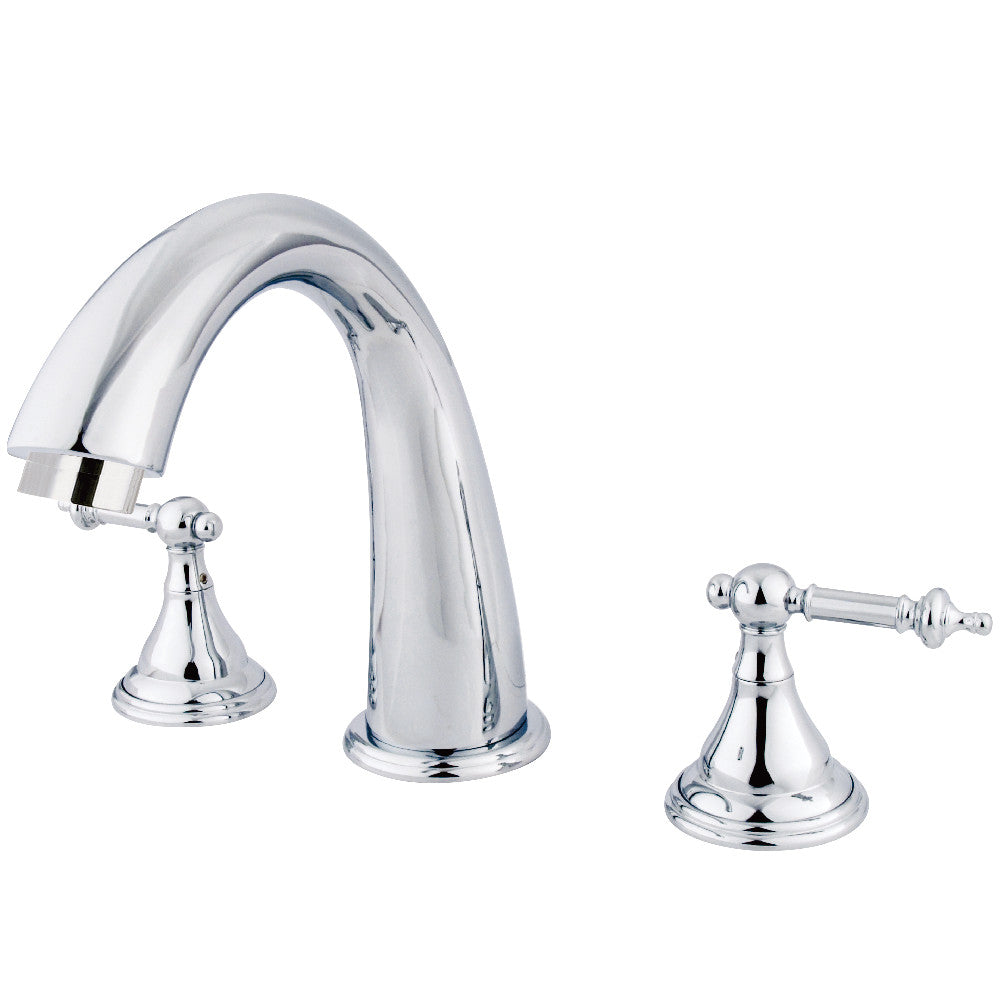 Kingston Brass KS5361TL Royale Two-Handle Deck Mount Roman Tub Faucet, Polished Chrome