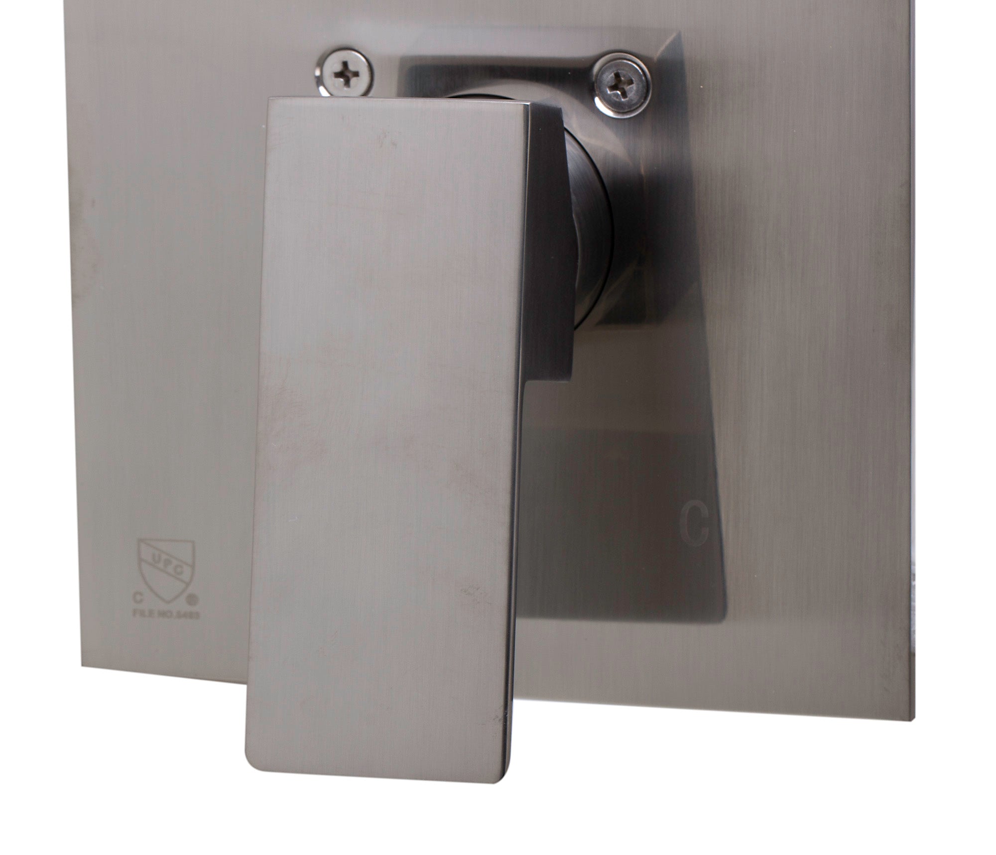 ALFI AB5501-BN Brushed Nickel Shower Valve Mixer with Square Lever Handle