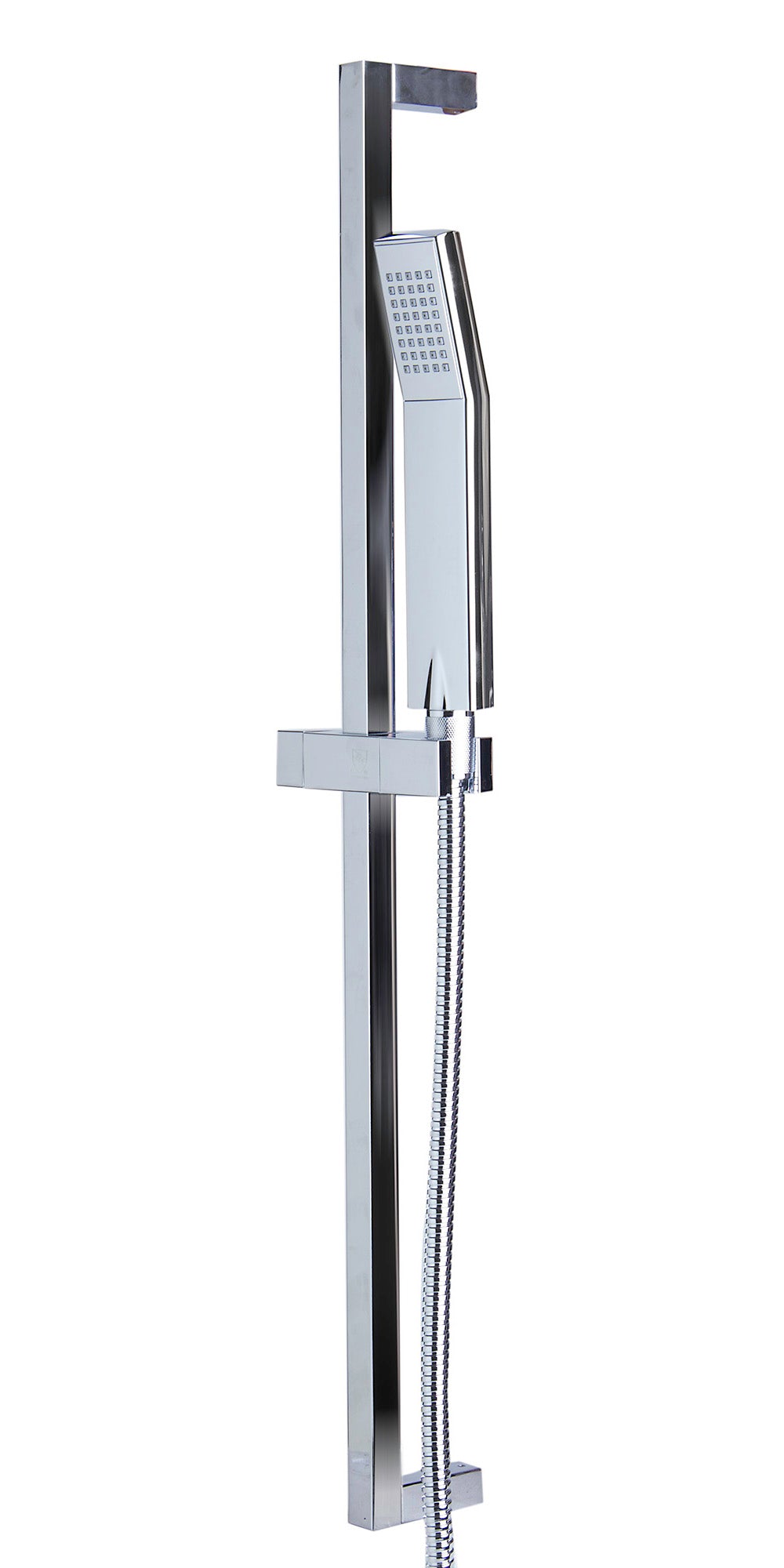 ALFI AB7606-PC Polished Chrome Sliding Rail Hand Held Shower Head Set with Hose