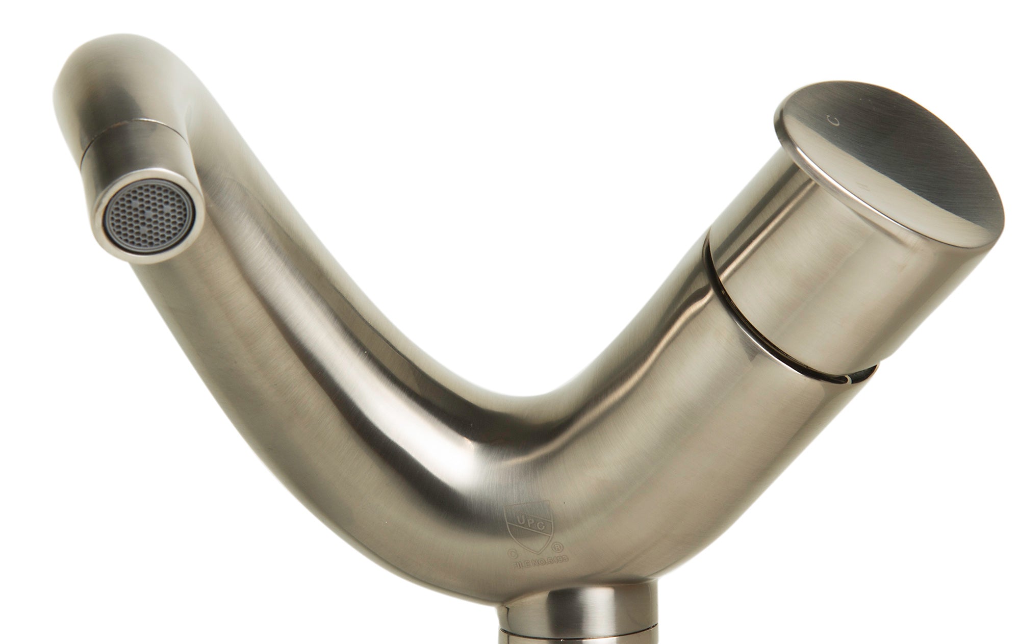 ALFI AB1570-BN Tall Wave Brushed Nickel Single Lever Bathroom Faucet