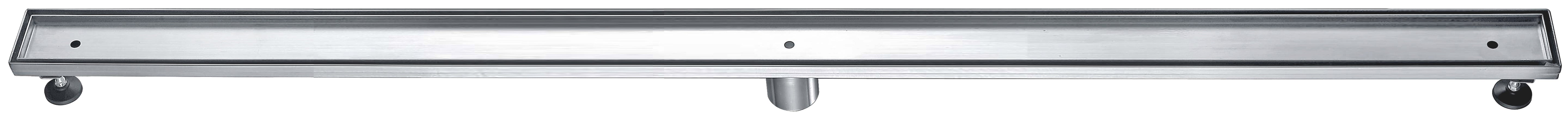ALFI ABLD59A 59" Stainless Steel Linear Shower Drain with No Cover