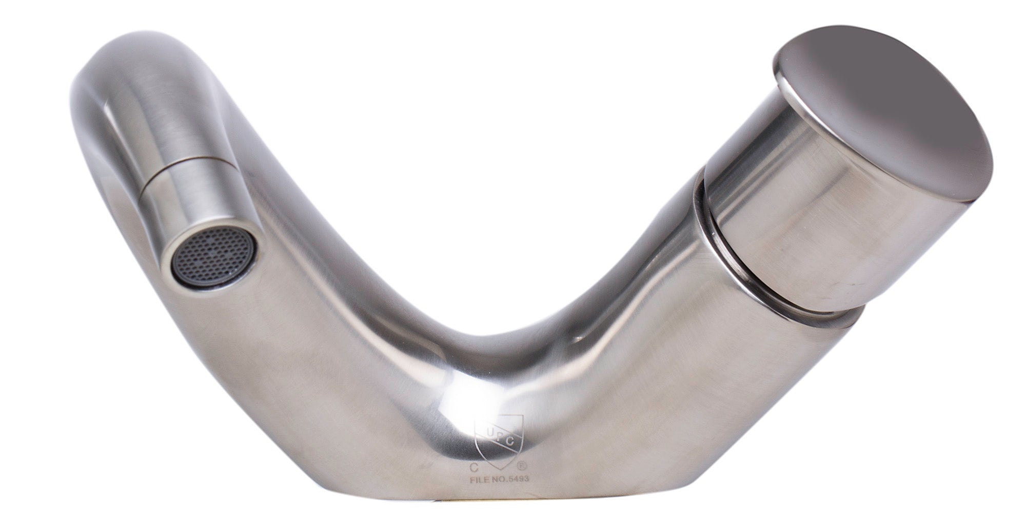 ALFI AB1572-BN Wave Brushed Nickel Single Lever Bathroom Faucet
