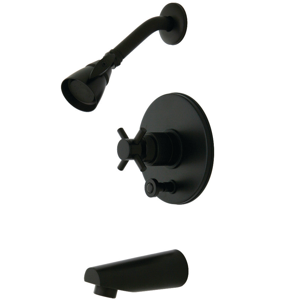 Kingston Brass KB86950DX Concord Single-Handle Pressure Balanced Tub and Shower Faucet, Oil Rubbed Bronze