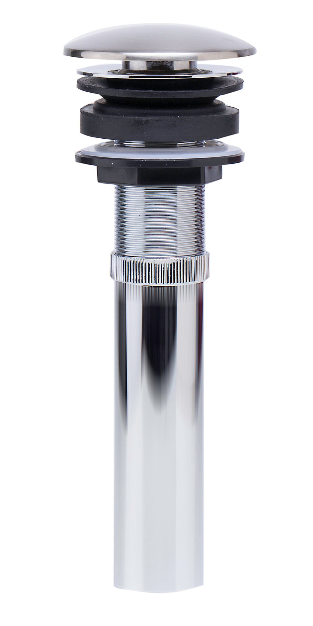 ALFI AB9055-BN Brushed Nickel Pop Up Drain for Bathroom Sink without Overflow