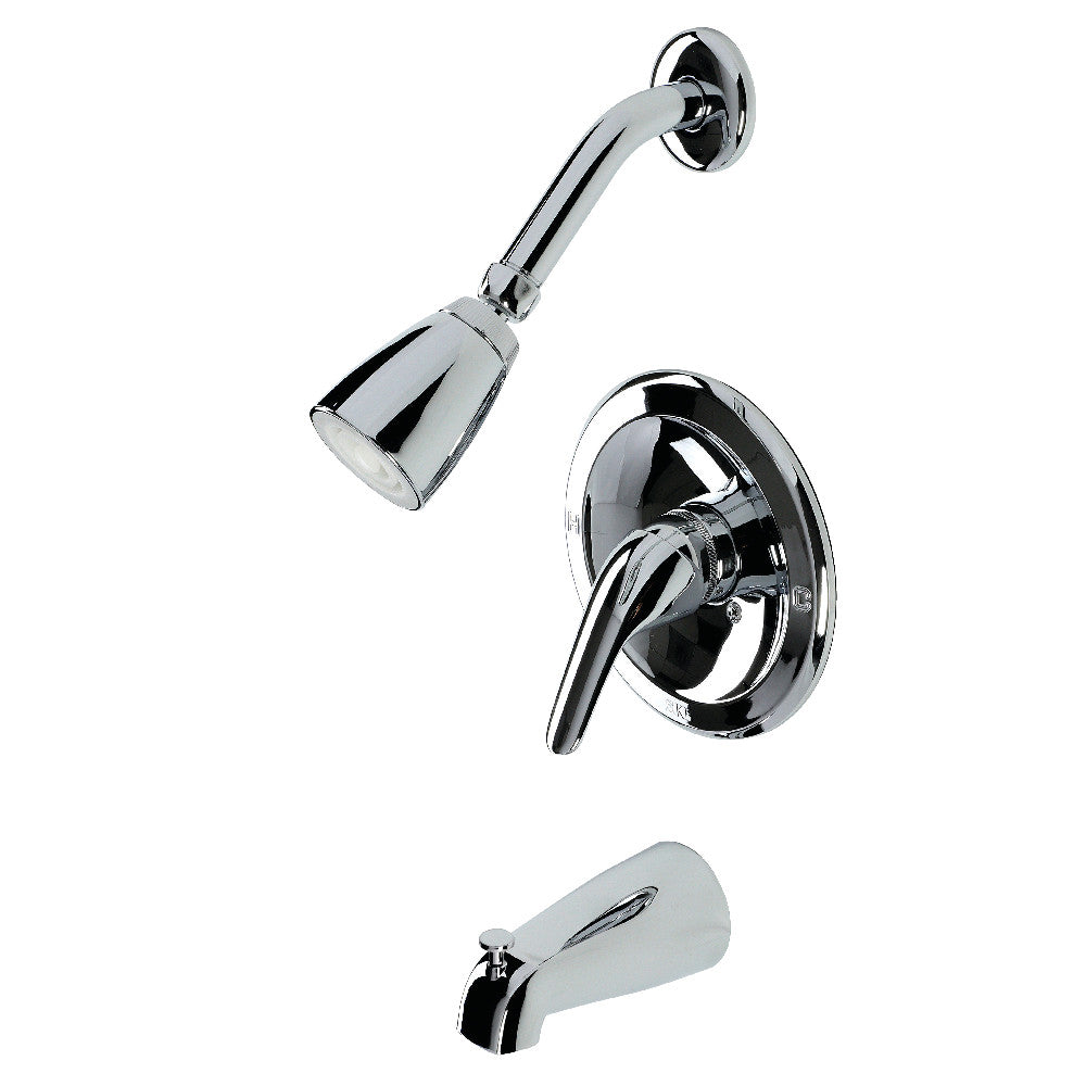 Kingston Brass KB531L Chatham Single-Handle Tub and Shower Faucet, Polished Chrome