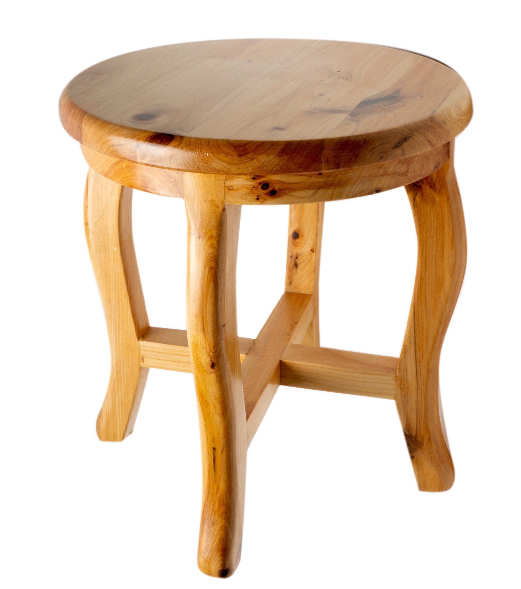 ALFI AB4406 11" Cedar Wood Round Stool Multi-Purpose Accessory