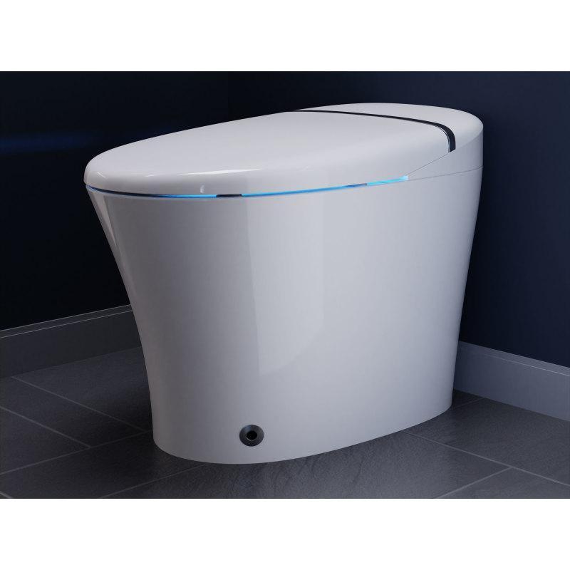 ANZZI ENVO Aura Smart Bidet Toilet with Remote & Auto Flush - Bathroom Design Center