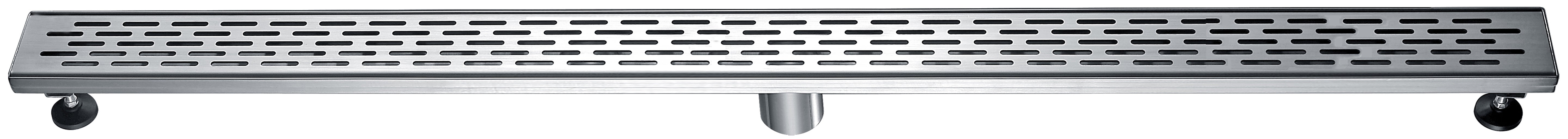 ALFI ABLD47C-BSS 47" Stainless Steel Linear Shower Drain with Groove Holes