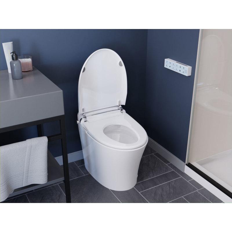 ANZZI ENVO Aura Smart Bidet Toilet with Remote & Auto Flush - Bathroom Design Center