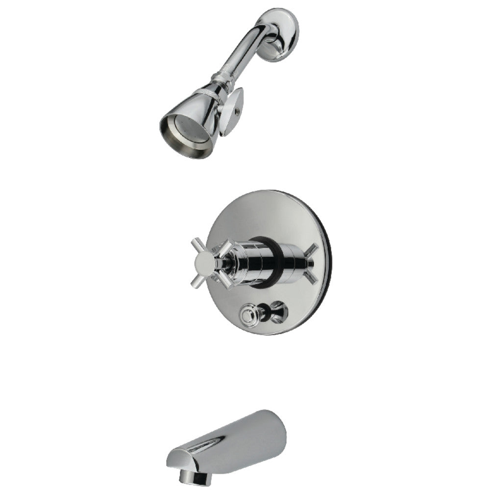 Kingston Brass KB86910DX Concord Single-Handle Pressure Balanced Tub and Shower Faucet, Polished Chrome