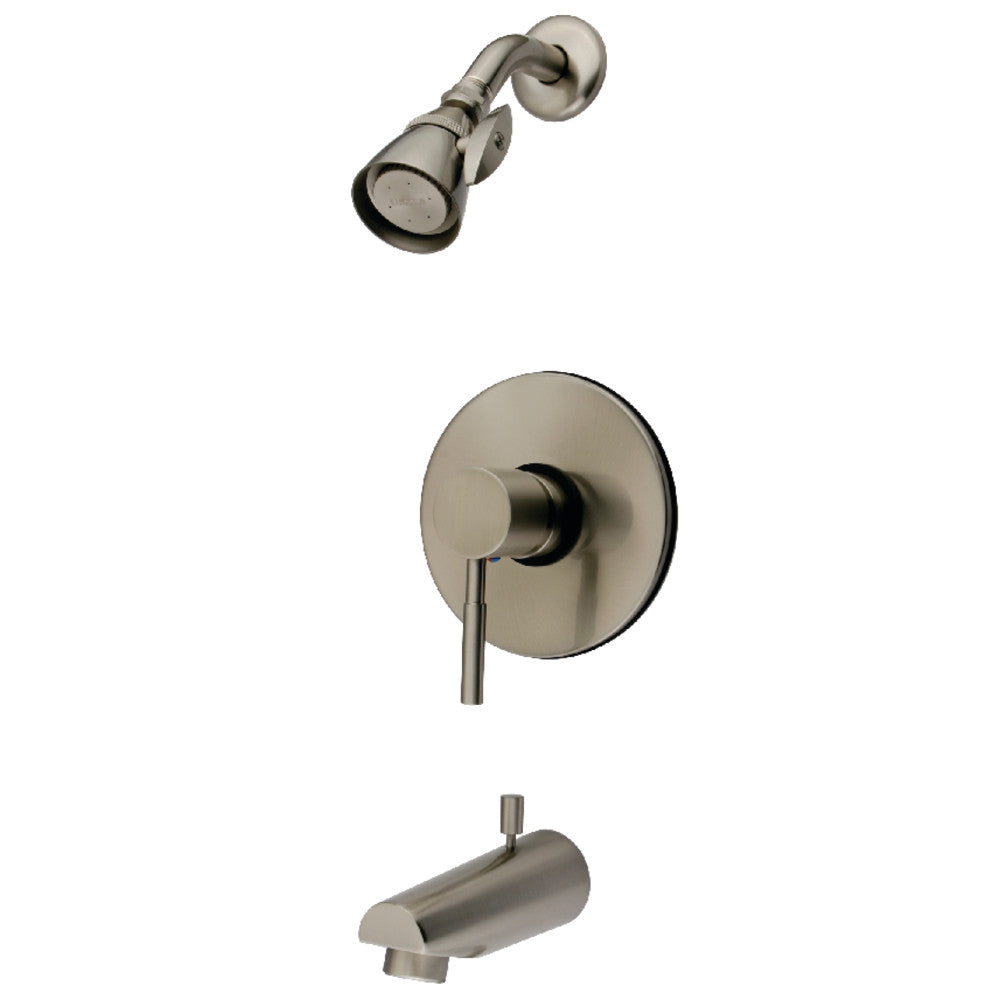 Kingston Brass KB8698DL Concord Single-Handle Pressure Balanced Tub and Shower Faucet, Brushed Nickel