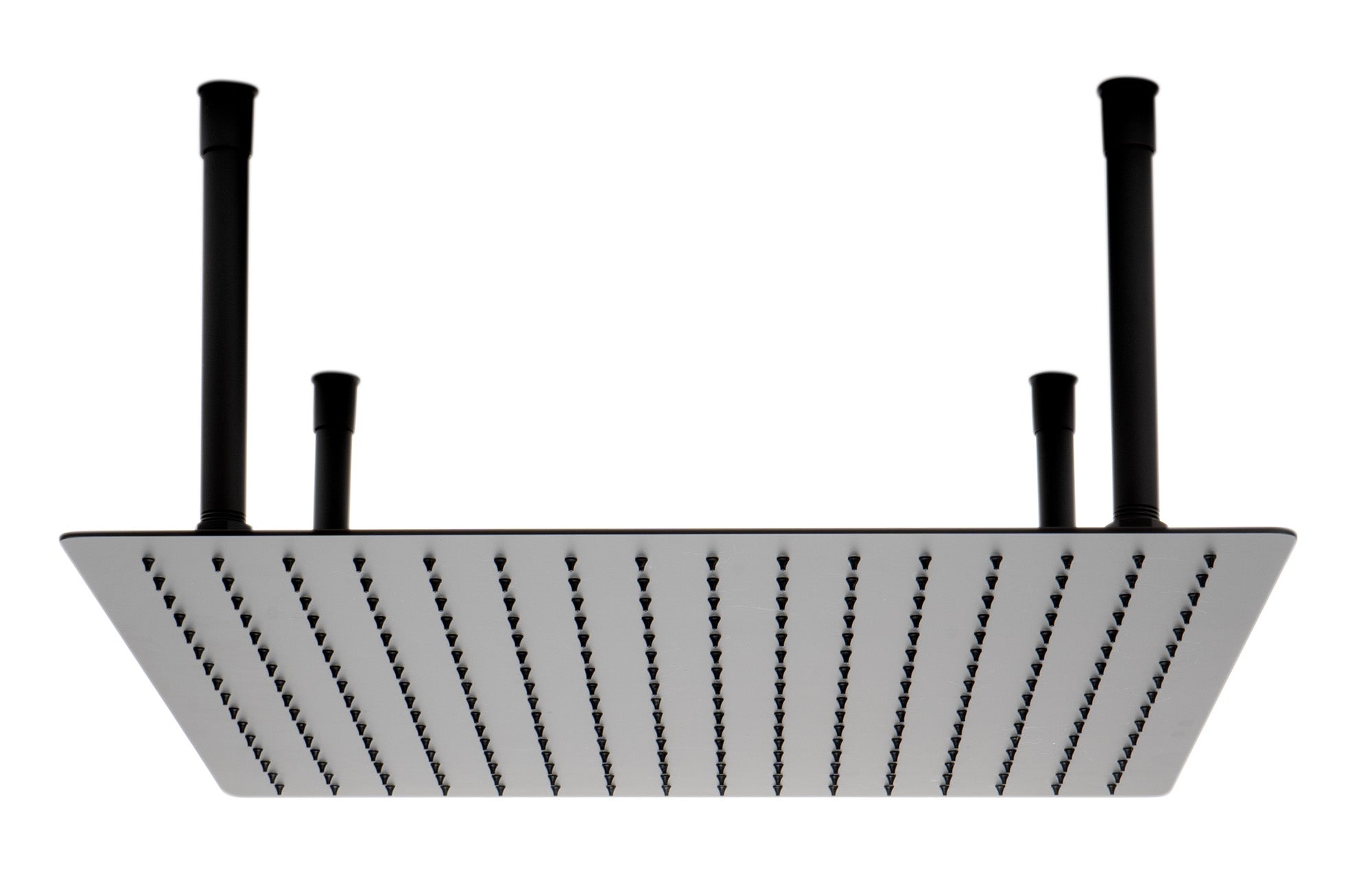 ALFI RAIN20S-BM Matte Black Stainless Steel 20" Square Ultra-Thin Rain Shower Head