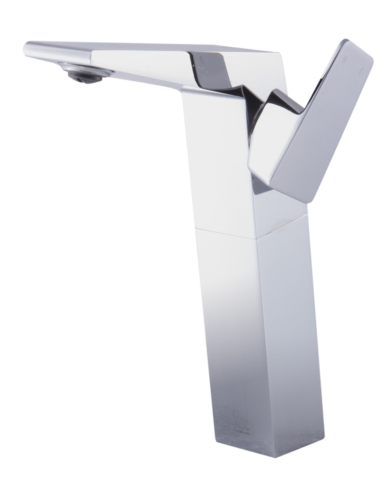 ALFI AB1475-PC Polished Chrome Single Hole Tall Bathroom Faucet