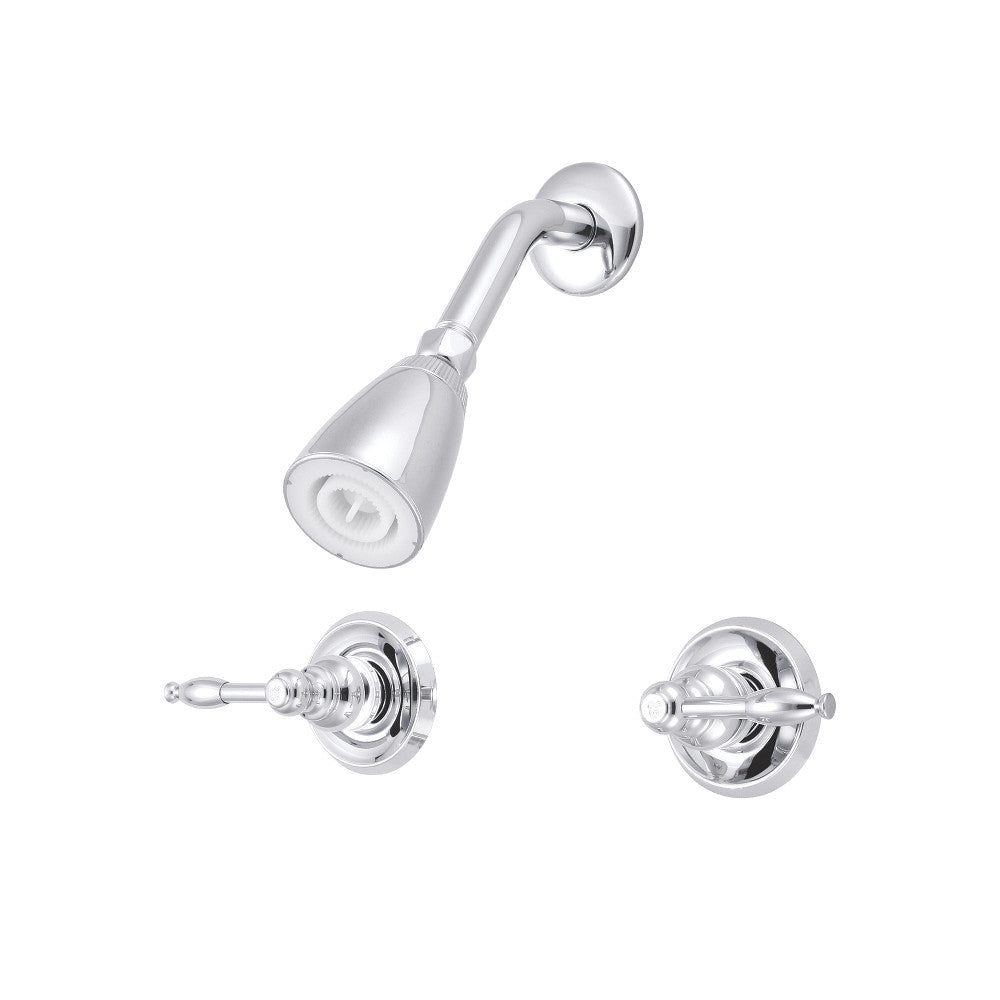 Kingston Brass KB241KLSO Knight Double-Handle Shower Faucet, Polished Chrome