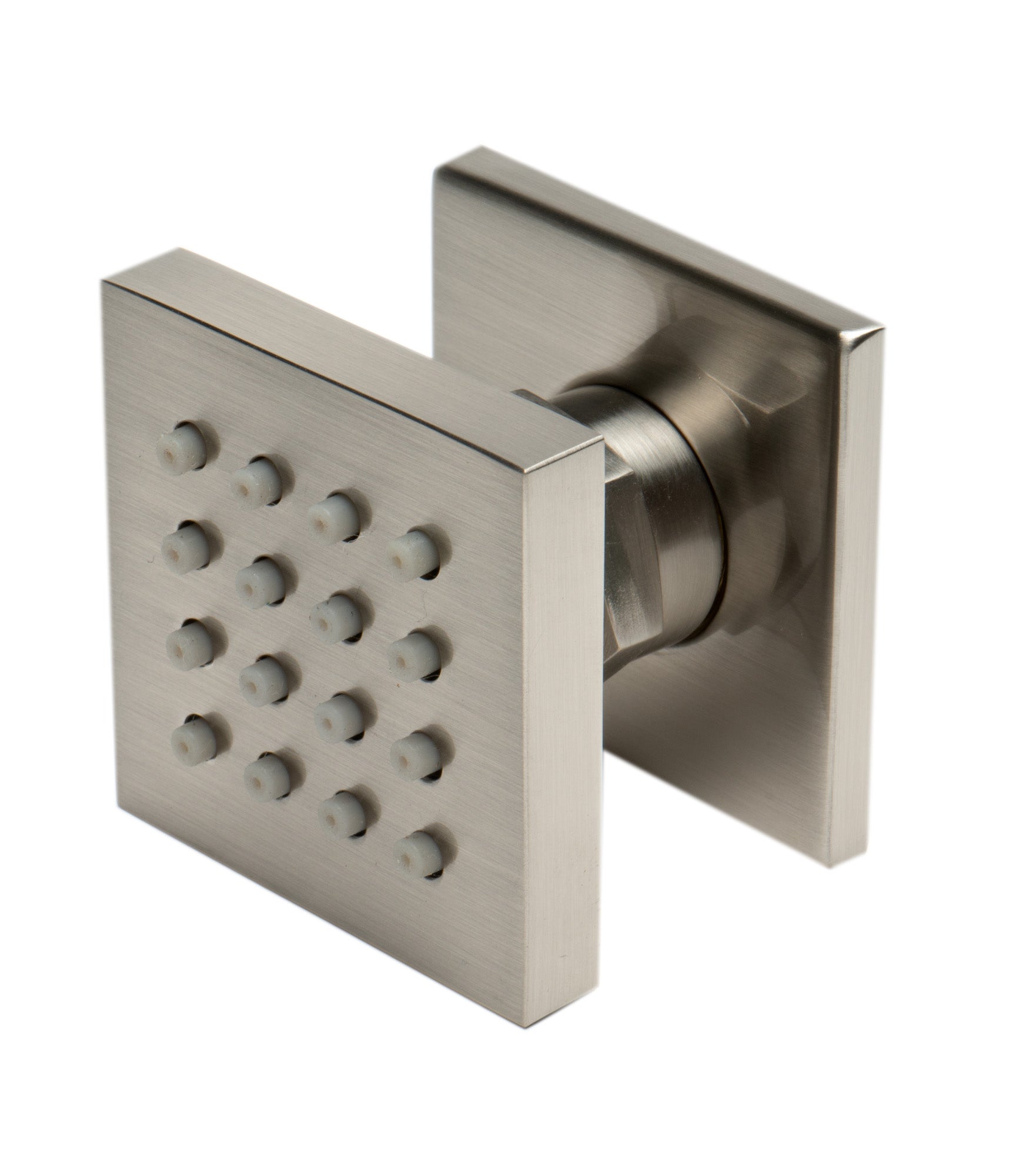 ALFI AB3820-BN Brushed Nickel 2" Square Adjustable Shower Body Spray
