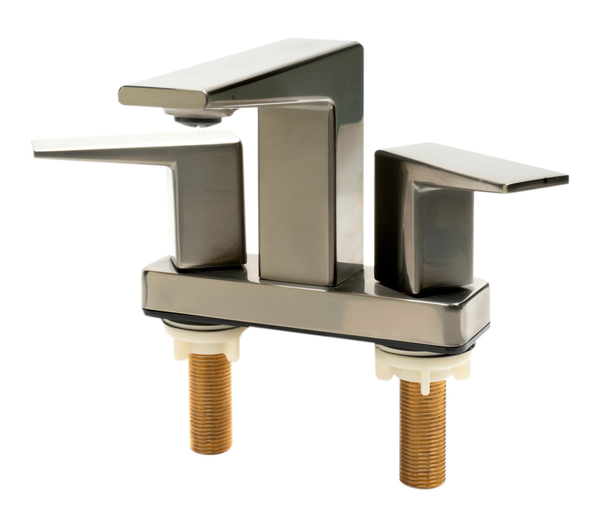 ALFI AB1020-BN Brushed Nickel Two-Handle 4'' Centerset Bathroom Faucet