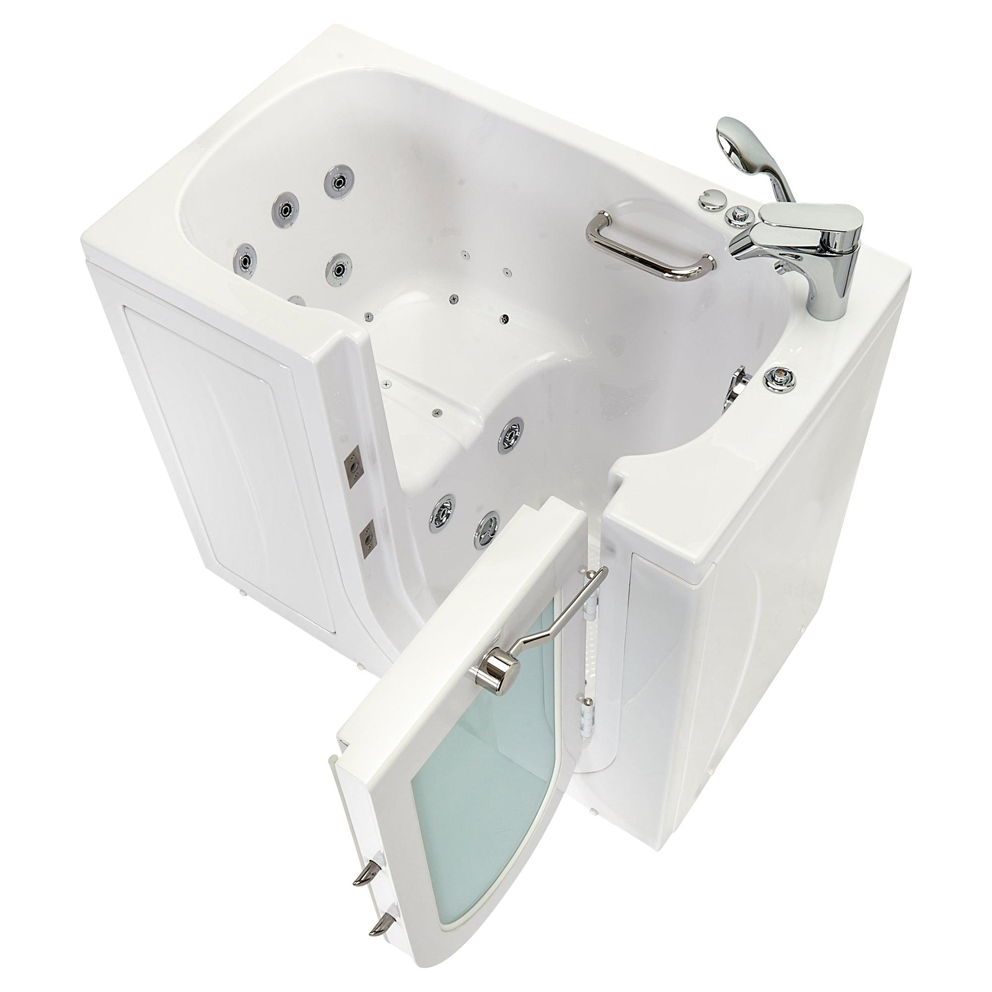 Ella Mobile 26"x45" Acrylic Air and Hydro Massage Walk-In Bathtub - Bathroom Design Center