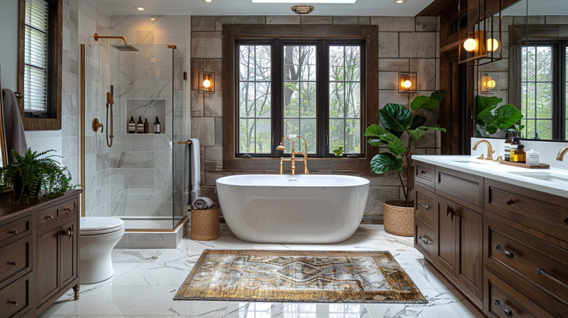 Bathing in Opulence: Fixture Finishes That Define Lavish Bathrooms
