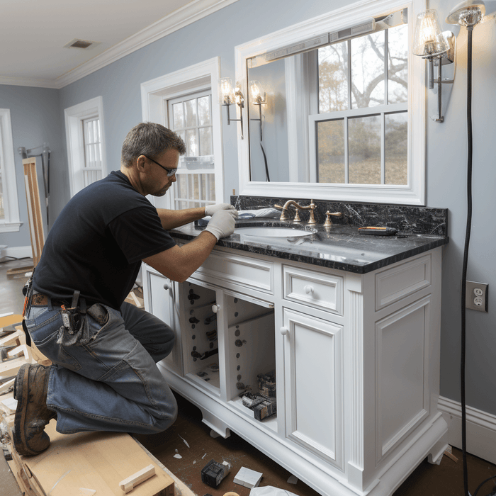Step-By-Step Guide To Installing Your First Bathroom Vanity - Bathroom Design Center