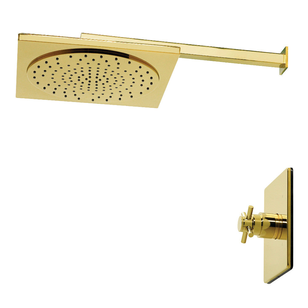 Kingston Brass KB8342DXSO Concord Single-Handle Pressure Balanced Shower Faucet, Polished Brass