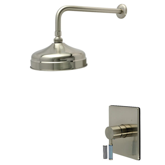 Kingston Brass KB6348KPSSO Verona Single-Handle Pressure Balanced Shower Faucet, Brushed Nickel