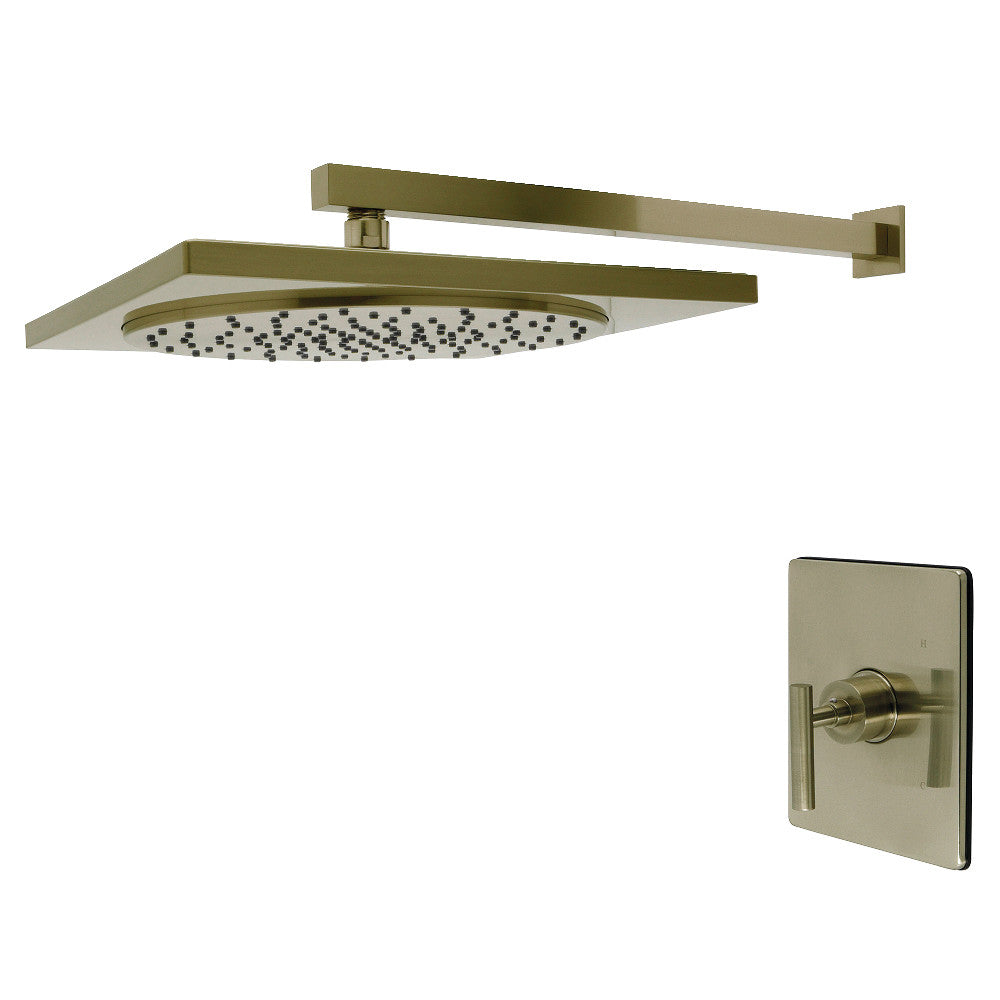 Kingston Brass KB8348CMLSO Manhattan Single-Handle Pressure Balanced Shower Faucet, Brushed Nickel
