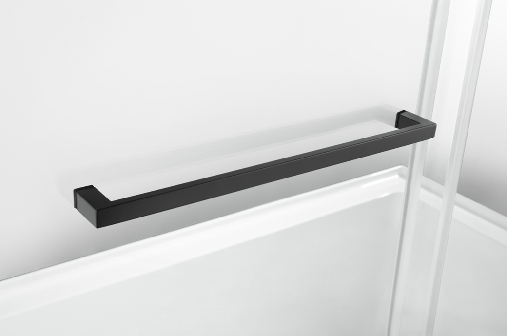 Kingston Brass KVTAP603222L0 60" Acrylic Rectangular 3-Wall Alcove Tub Combo with Tub Door (Left Hand Drain), White/Matte Black