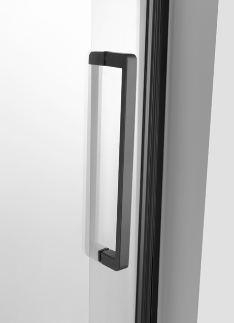 Kingston Brass KVTAM6032L22D0 60" Acrylic Rectangular 3-Wall Anti-Skid Alcove Tub Combo with Tub Door (Left Hand Drain), White/Matte Black