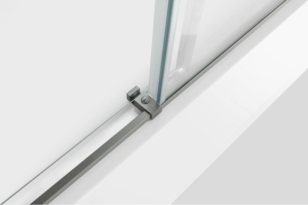 Kingston Brass KVTAP6032R21A8 60" Acrylic Rectangular 3-Wall Anti-Skid Alcove Tub Combo with Tub Door (Right Hand Drain), White/Brushed Nickel