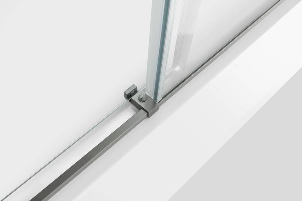 Kingston Brass KVTAP6032R22C8 60" Acrylic Rectangular 3-Wall Anti-Skid Alcove Tub Combo with Tub Door (Right Hand Drain), White/Brushed Nickel