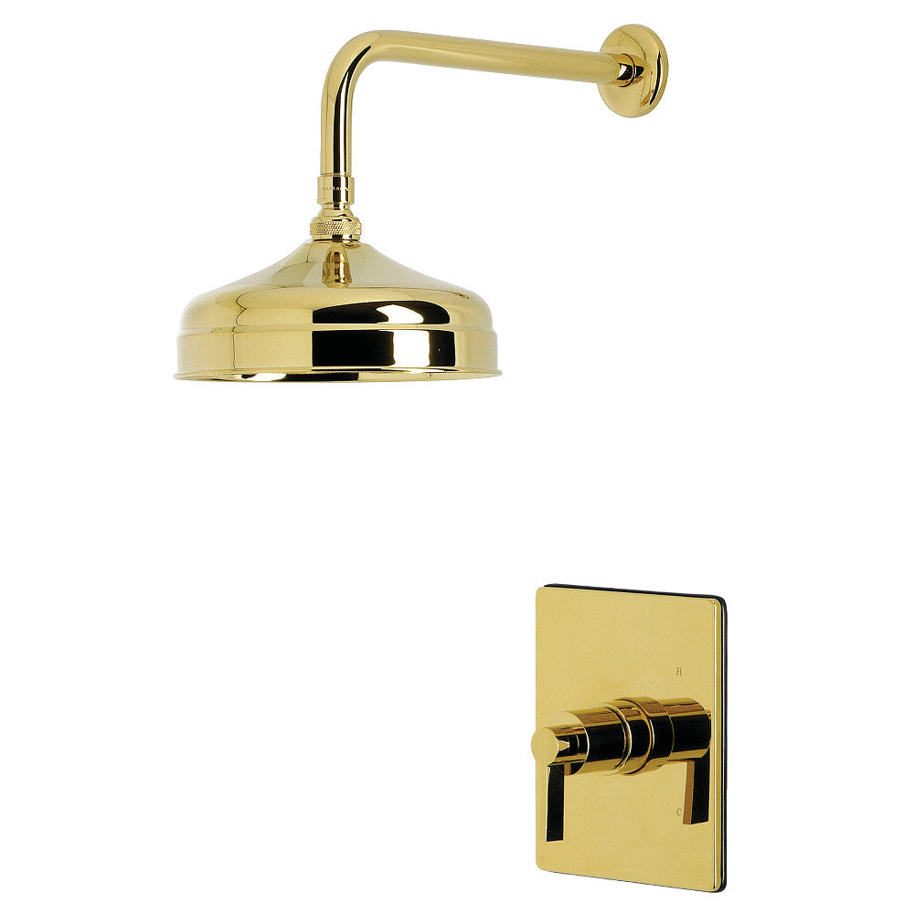 Kingston Brass KB6342NDLSO NuvoFusion Single-Handle Pressure Balanced Shower Faucet, Polished Brass