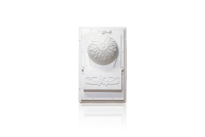 WatermarkFixtures Lily Cast Iron Porcelain Folding Train Sink Small Wall Mount