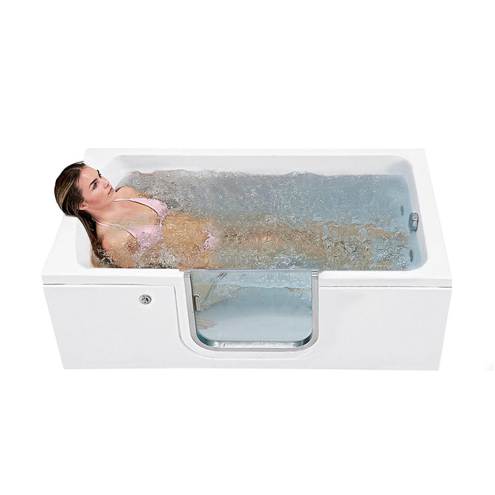 Ella Laydown 32" x 72" Soaking Walk in Soaking Tub